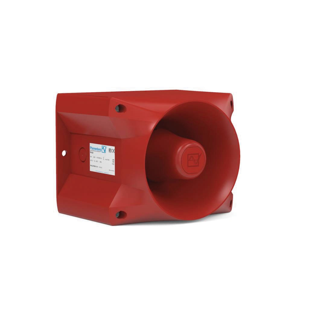 SIRENA ACUSTICA ROSSA 120DB CONV. IP66