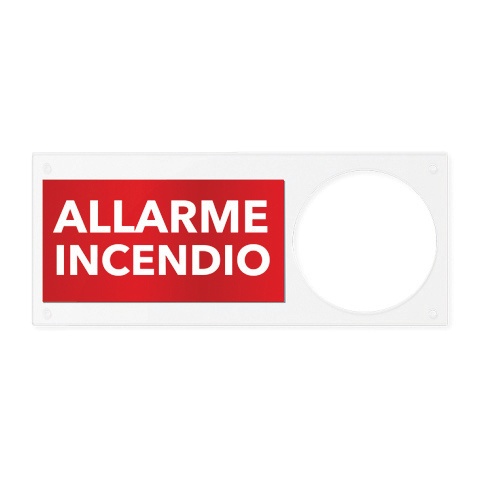 PANNELLO DI SEGNALAZIONE ALLARME INCENDIO